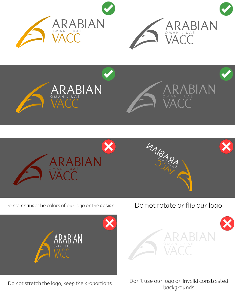 Arabian vACC - Color Palette
